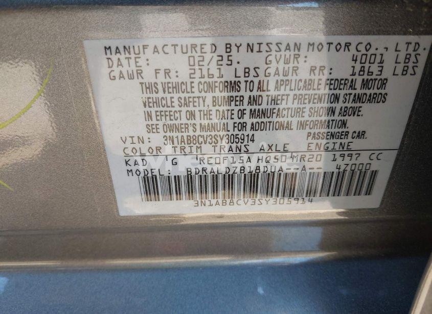 Photo 9 of 2025 Nissan Sentra SV (VIN 3N1AB8CV3SY305914)