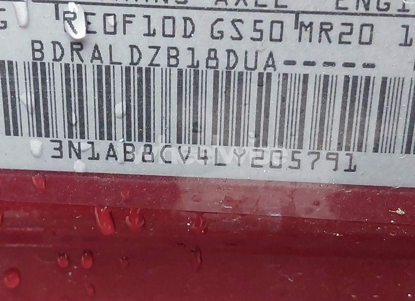 Photo 9 of 2020 Nissan Sentra SV XTRONIC CVT (VIN 3N1AB8CV4LY205791)