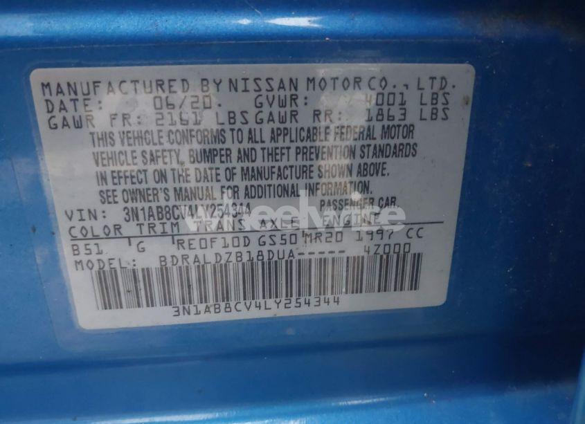 Photo 9 of 2020 Nissan Sentra SV XTRONIC CVT (VIN 3N1AB8CV4LY254344)