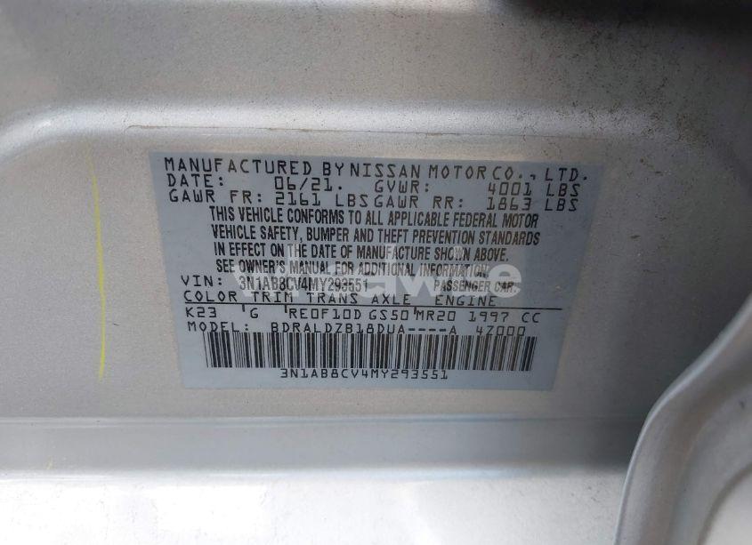 Photo 9 of 2021 Nissan Sentra SV XTRONIC CVT (VIN 3N1AB8CV4MY293551)