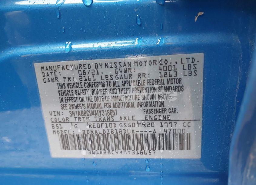 Photo 9 of 2021 Nissan Sentra SV XTRONIC CVT (VIN 3N1AB8CV4MY318657)