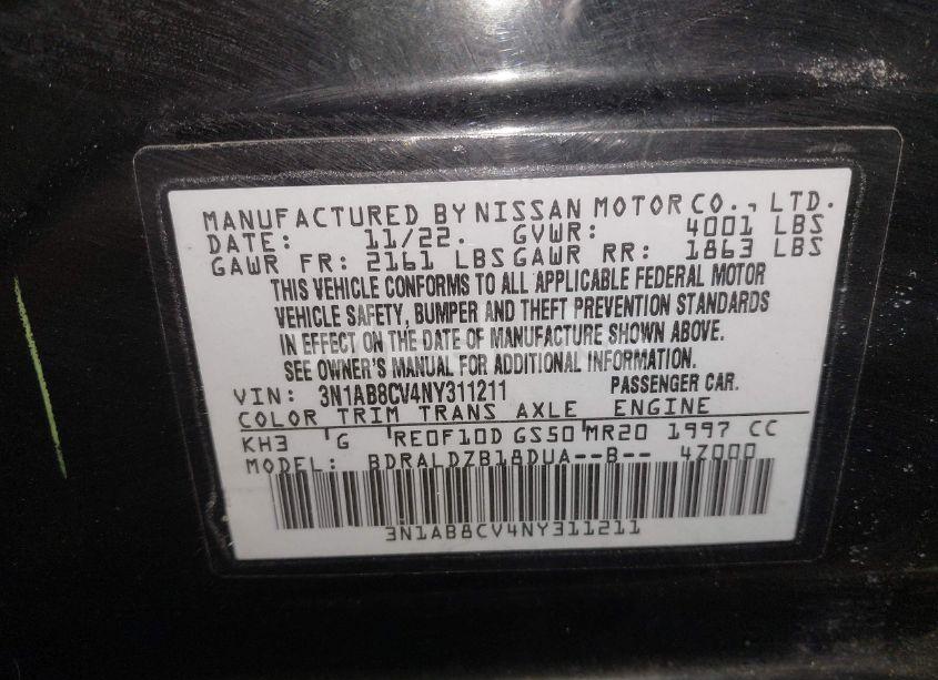 Photo 9 of 2022 Nissan Sentra SV XTRONIC CVT (VIN 3N1AB8CV4NY311211)