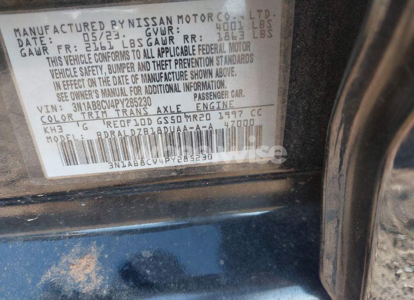 Photo 9 of 2023 Nissan Sentra SV XTRONIC CVT (VIN 3N1AB8CV4PY285230)