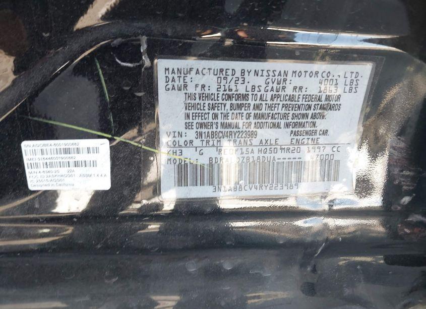 Photo 9 of 2024 Nissan Sentra SV XTRONIC CVT (VIN 3N1AB8CV4RY223989)