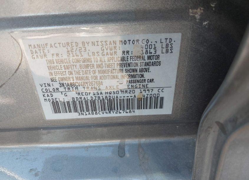 Photo 9 of 2024 Nissan Sentra SV XTRONIC CVT (VIN 3N1AB8CV4RY267684)