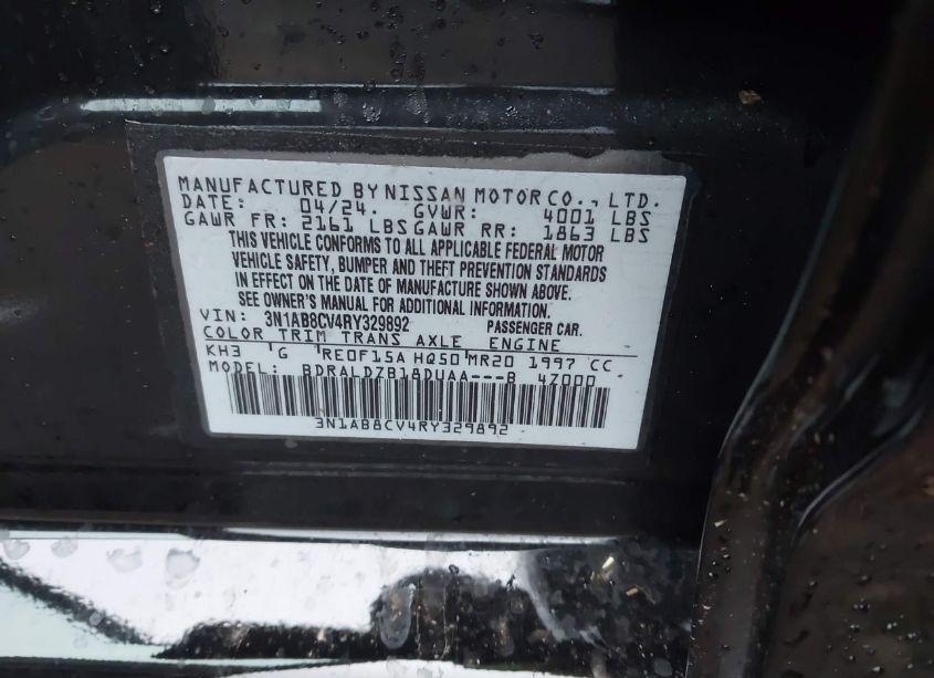 Photo 9 of 2024 Nissan Sentra SV XTRONIC CVT (VIN 3N1AB8CV4RY329892)