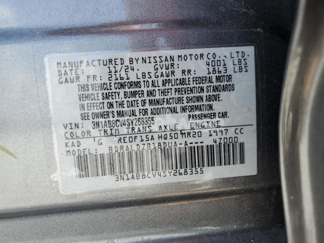 Photo 4 of 2025 NISSAN SENTRA SV (VIN 3N1AB8CV4SY268355)
