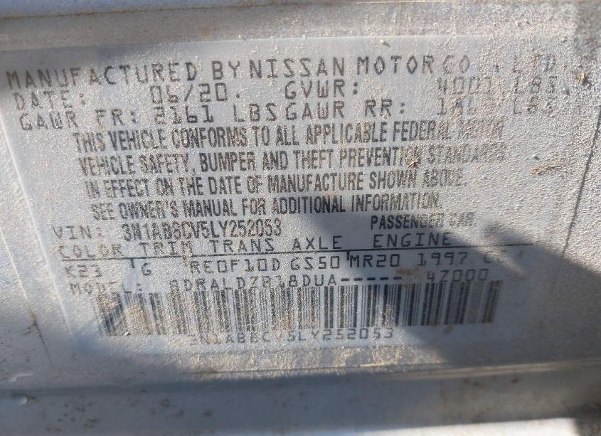 Photo 9 of 2020 Nissan Sentra SV XTRONIC CVT (VIN 3N1AB8CV5LY252053)