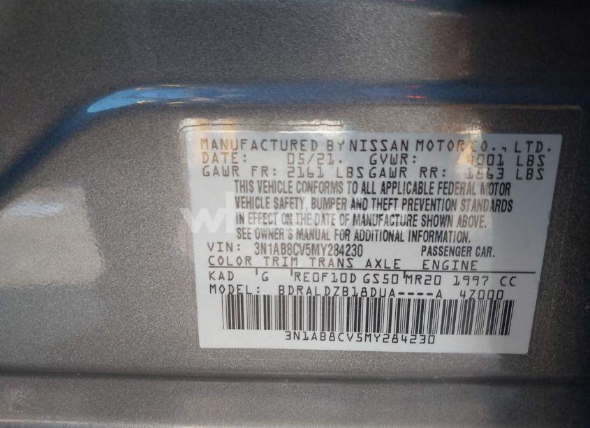 Photo 9 of 2021 Nissan Sentra SV XTRONIC CVT (VIN 3N1AB8CV5MY284230)