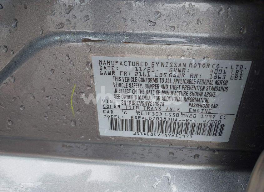 Photo 9 of 2022 Nissan Sentra SV XTRONIC CVT (VIN 3N1AB8CV5NY211974)