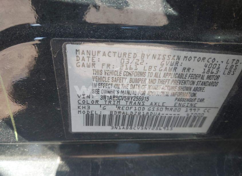 Photo 9 of 2022 Nissan Sentra SV XTRONIC CVT (VIN 3N1AB8CV5NY256915)