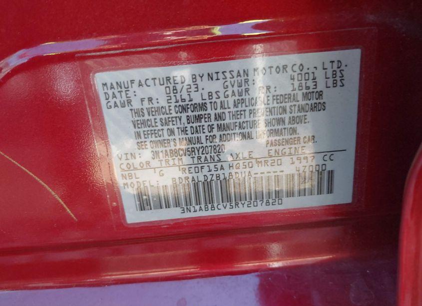 Photo 9 of 2024 Nissan Sentra SV XTRONIC CVT (VIN 3N1AB8CV5RY207820)