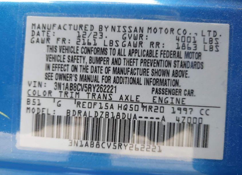 Photo 9 of 2024 Nissan Sentra SV XTRONIC CVT (VIN 3N1AB8CV5RY262221)