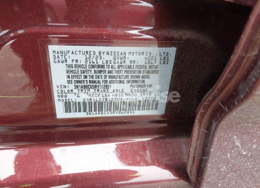 Photo 9 of 2024 Nissan Sentra SV XTRONIC CVT (VIN 3N1AB8CV5RY262851)