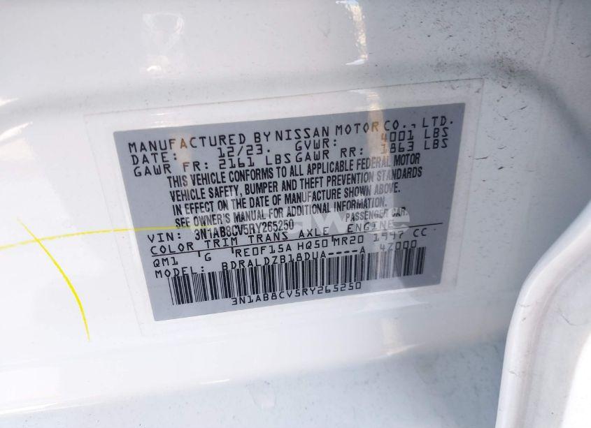 Photo 9 of 2024 Nissan Sentra SV XTRONIC CVT (VIN 3N1AB8CV5RY265250)