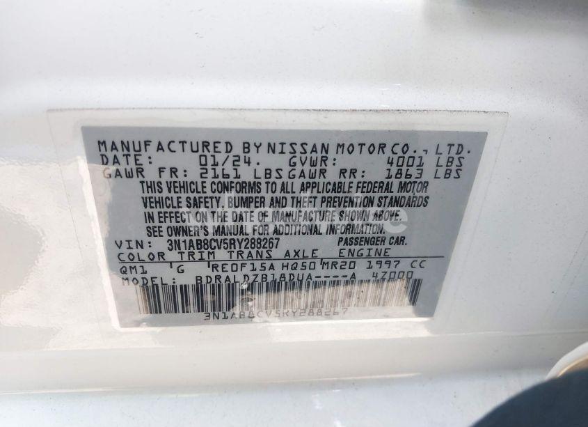 Photo 9 of 2024 Nissan Sentra SV XTRONIC CVT (VIN 3N1AB8CV5RY288267)