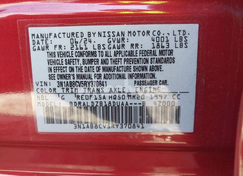 Photo 9 of 2024 Nissan Sentra SV XTRONIC CVT (VIN 3N1AB8CV5RY370841)