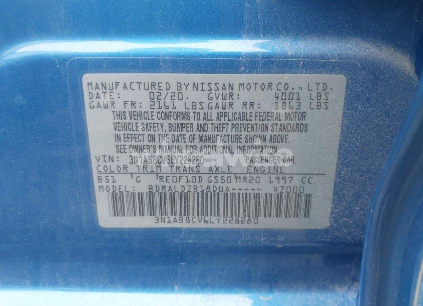 Photo 9 of 2020 Nissan Sentra SV XTRONIC CVT (VIN 3N1AB8CV6LY228280)