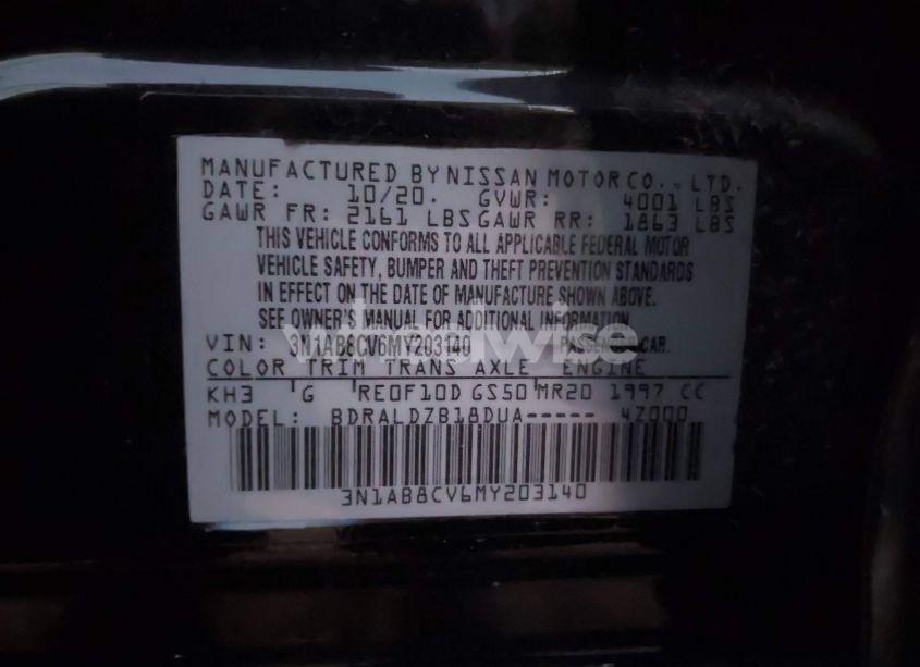 Photo 9 of 2021 Nissan Sentra SV XTRONIC CVT (VIN 3N1AB8CV6MY203140)