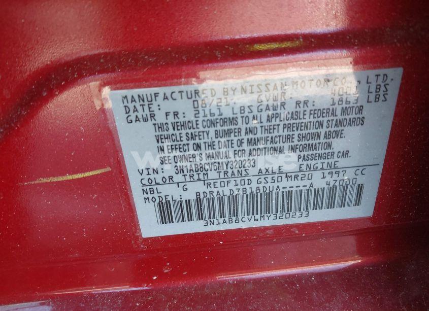 Photo 9 of 2021 Nissan Sentra SV XTRONIC CVT (VIN 3N1AB8CV6MY320233)