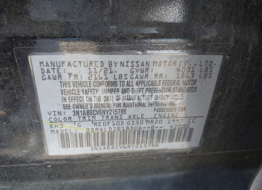 Photo 9 of 2022 Nissan Sentra SV XTRONIC CVT (VIN 3N1AB8CV6NY215788)