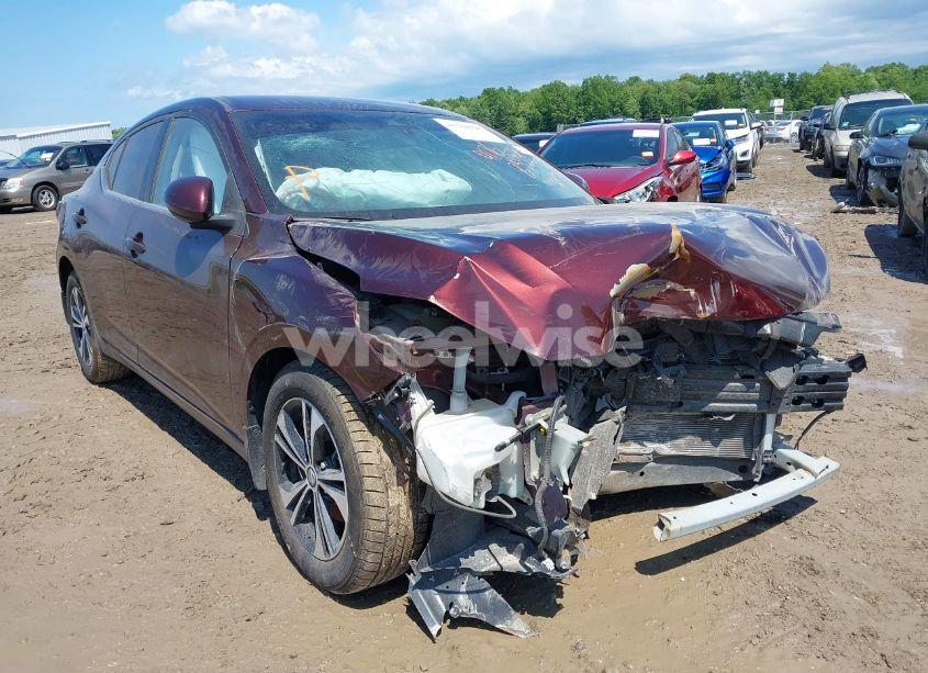 2022 Nissan Sentra SV XTRONIC CVT (VIN 3N1AB8CV6NY225009) main photo