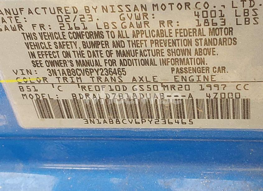 Photo 9 of 2023 Nissan Sentra SV XTRONIC CVT (VIN 3N1AB8CV6PY236465)