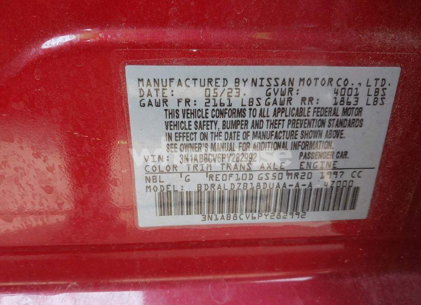 Photo 9 of 2023 Nissan Sentra SV XTRONIC CVT (VIN 3N1AB8CV6PY282992)