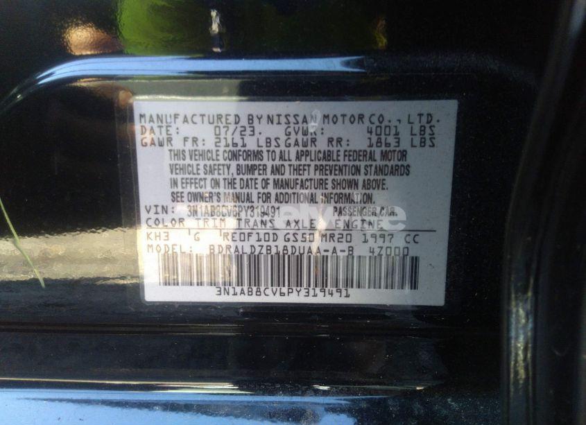 Photo 9 of 2023 Nissan Sentra SV XTRONIC CVT (VIN 3N1AB8CV6PY319491)