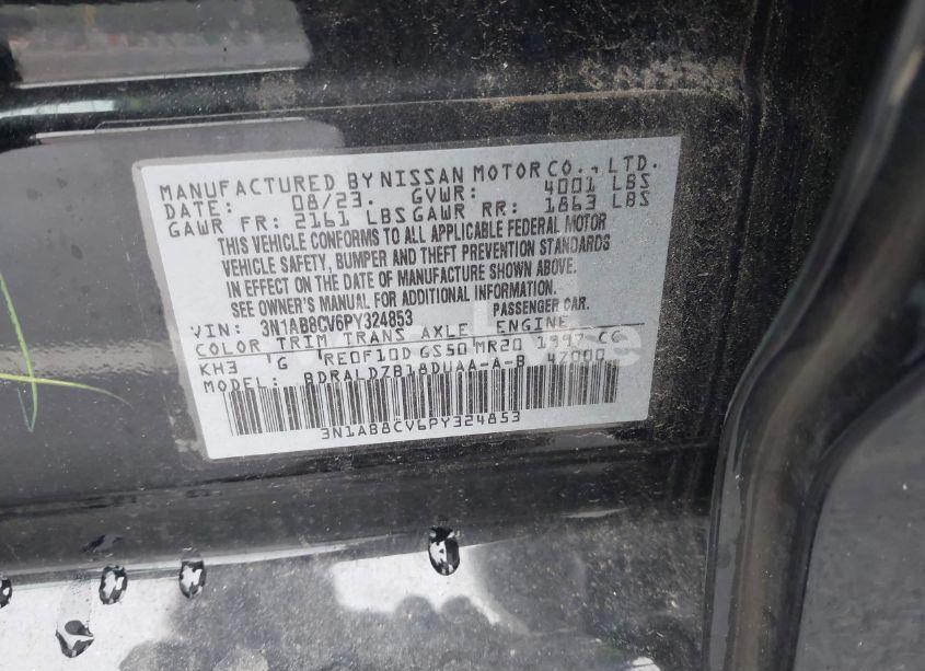 Photo 9 of 2023 Nissan Sentra SV XTRONIC CVT (VIN 3N1AB8CV6PY324853)