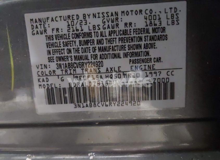 Photo 9 of 2024 Nissan Sentra SV XTRONIC CVT (VIN 3N1AB8CV6RY224920)