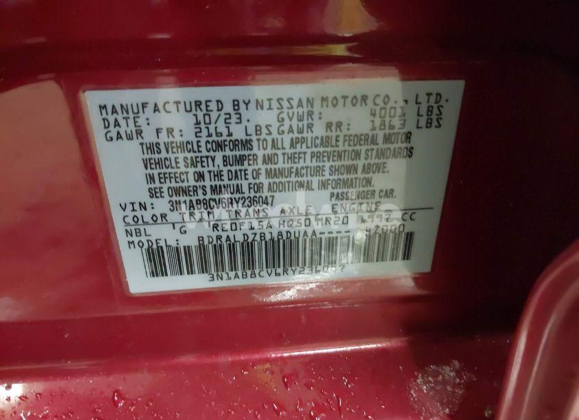 Photo 9 of 2024 Nissan Sentra SV XTRONIC CVT (VIN 3N1AB8CV6RY236047)