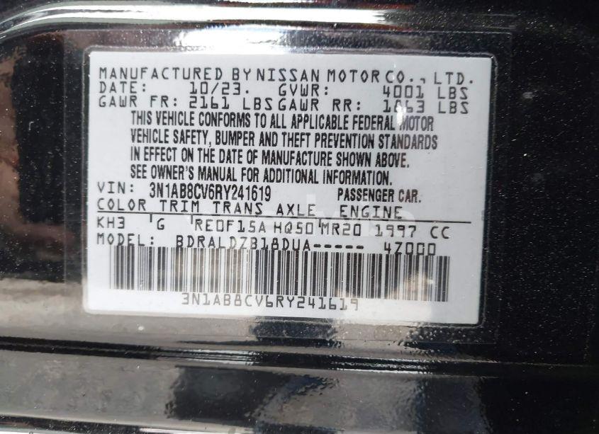 Photo 9 of 2024 Nissan Sentra SV XTRONIC CVT (VIN 3N1AB8CV6RY241619)