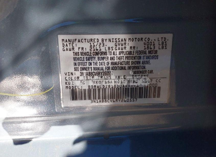 Photo 9 of 2024 Nissan Sentra SV XTRONIC CVT (VIN 3N1AB8CV6RY260557)