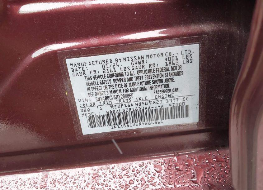Photo 9 of 2024 Nissan Sentra SV XTRONIC CVT (VIN 3N1AB8CV6RY286866)