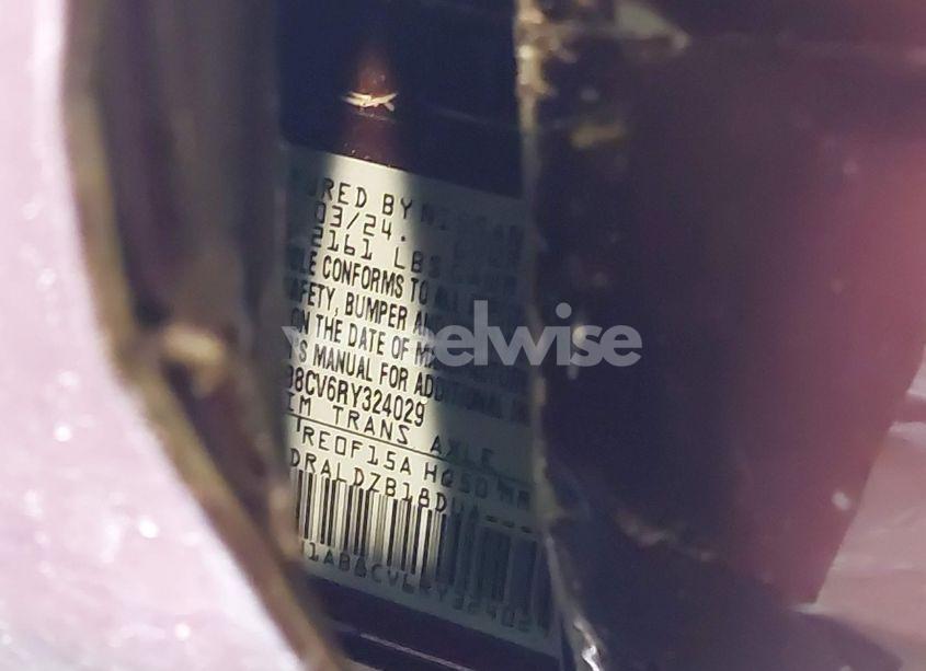 Photo 9 of 2024 Nissan Sentra SV XTRONIC CVT (VIN 3N1AB8CV6RY324029)