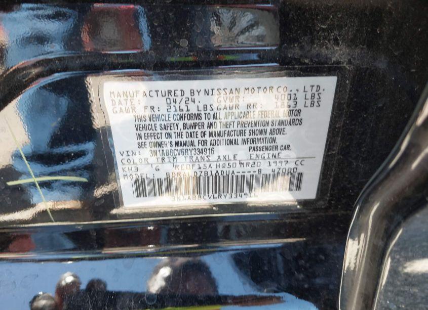 Photo 9 of 2024 Nissan Sentra SV XTRONIC CVT (VIN 3N1AB8CV6RY334916)