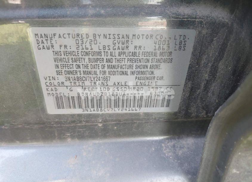 Photo 9 of 2020 Nissan Sentra SV XTRONIC CVT (VIN 3N1AB8CV7LY241667)