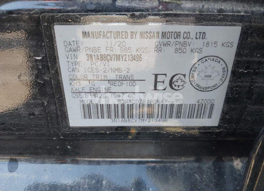 Photo 9 of 2021 Nissan Sentra SV XTRONIC CVT (VIN 3N1AB8CV7MY213496)