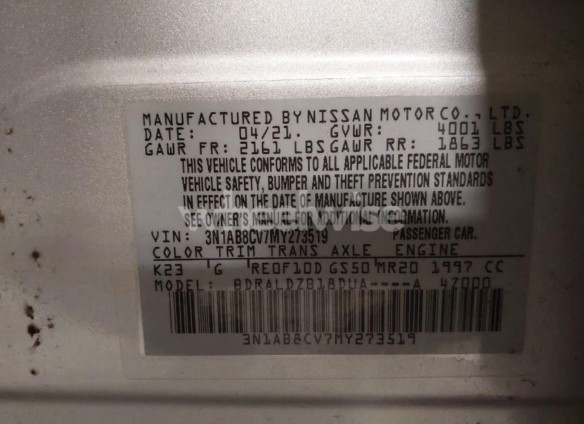 Photo 9 of 2021 Nissan Sentra SV XTRONIC CVT (VIN 3N1AB8CV7MY273519)