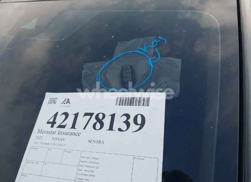 Photo 11 of 2022 Nissan Sentra SV XTRONIC CVT (VIN 3N1AB8CV7NY230672)