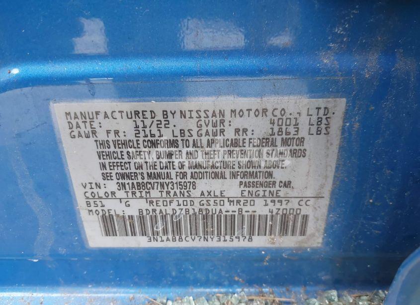 Photo 9 of 2022 Nissan Sentra SV XTRONIC CVT (VIN 3N1AB8CV7NY315978)