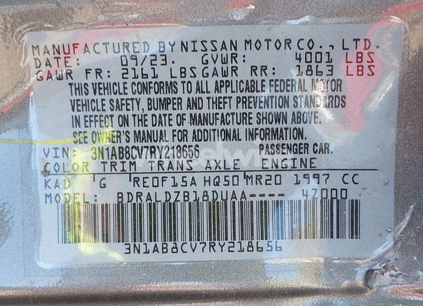 Photo 9 of 2024 Nissan Sentra SV XTRONIC CVT (VIN 3N1AB8CV7RY218656)