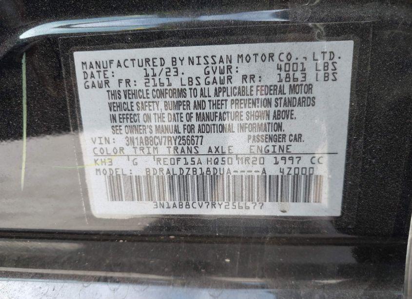 Photo 9 of 2024 Nissan Sentra SV XTRONIC CVT (VIN 3N1AB8CV7RY256677)