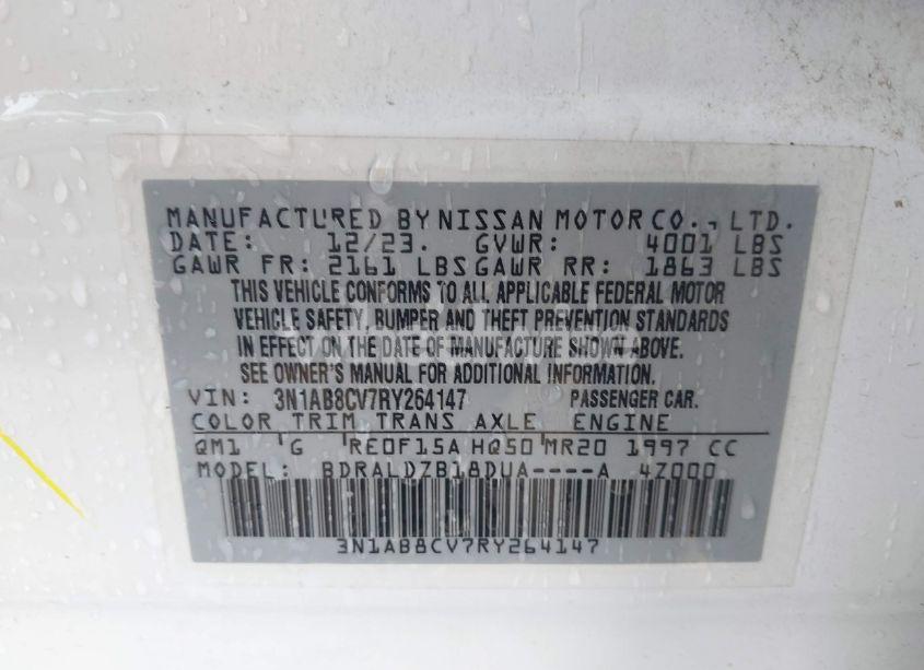 Photo 9 of 2024 Nissan Sentra SV XTRONIC CVT (VIN 3N1AB8CV7RY264147)