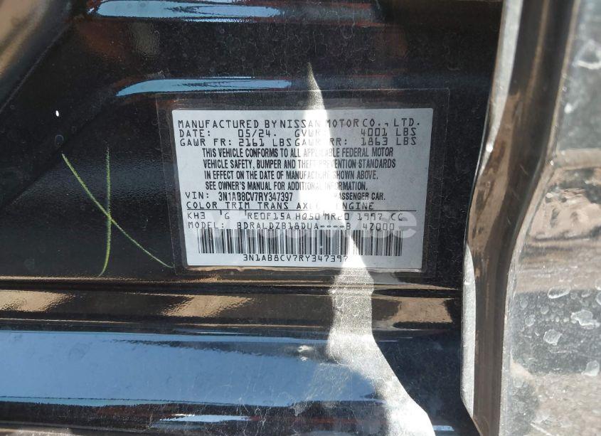 Photo 9 of 2024 Nissan Sentra SV XTRONIC CVT (VIN 3N1AB8CV7RY347397)