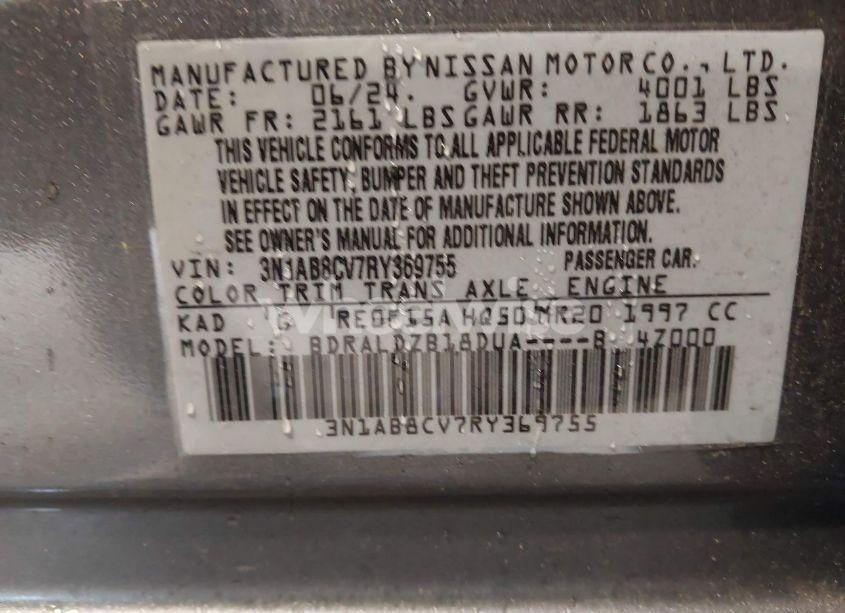 Photo 9 of 2024 Nissan Sentra SV XTRONIC CVT (VIN 3N1AB8CV7RY369755)