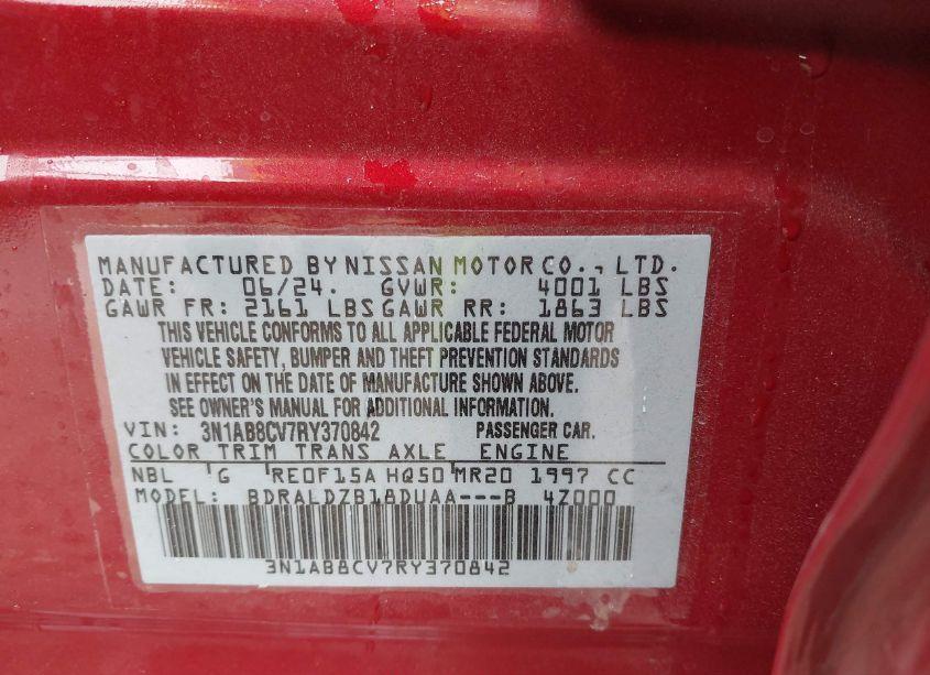 Photo 9 of 2024 Nissan Sentra SV XTRONIC CVT (VIN 3N1AB8CV7RY370842)