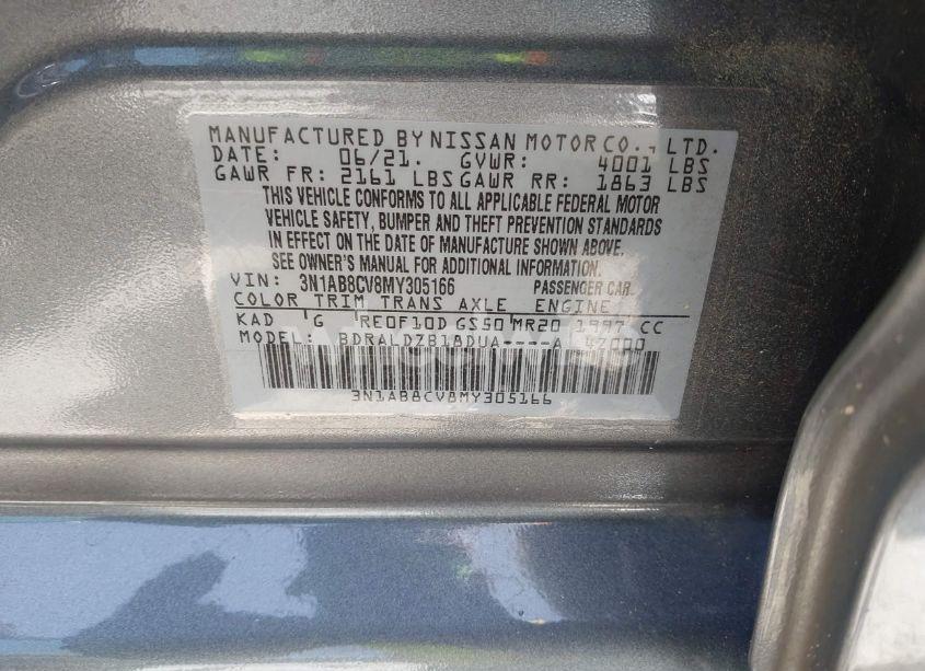 Photo 9 of 2021 Nissan Sentra SV XTRONIC CVT (VIN 3N1AB8CV8MY305166)