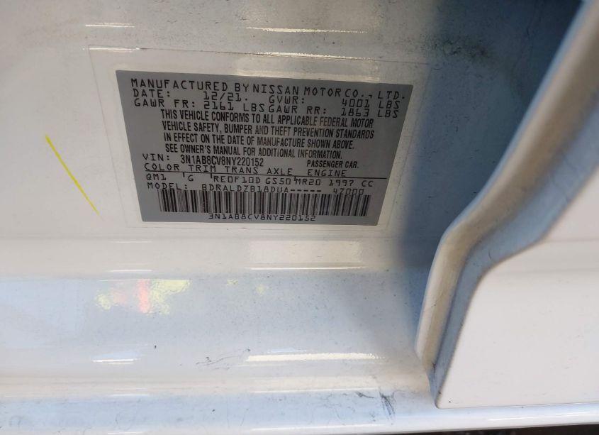 Photo 9 of 2022 Nissan Sentra SV XTRONIC CVT (VIN 3N1AB8CV8NY220152)